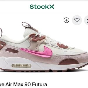 Nike Air Max 90 Futura in Pink and Cream